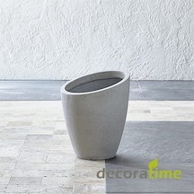 Dekoratif Fiber Furya 45x45x90 Büyük Saksı