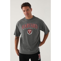 Harvard Erkek Antrasit Erkek Tshirt 5274-42469 Antrasit Melanj