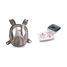 3M 6800 Tam Yüz Maskesi Ortaboy + 3M P3 Solo Filtre (6035)