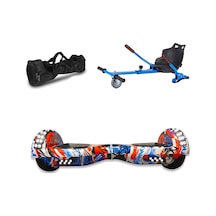 Citymate Elektrikli Kaykay Akıllı Denge Hoverboard + Hoverkart + Çanta Full Ledli Extrem Paket D09