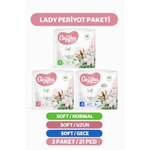 Giggles Lady Soft Hijyenik Ped Mix Paketi 21 Adet