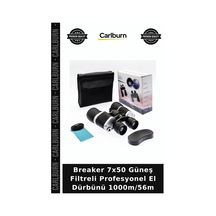 Breaker 7x50 Güneş Filtreli Profesyonel El Dürbünü 1000m/56m Dis Mekan Geniş Açı Kolay Kavrama Diğer