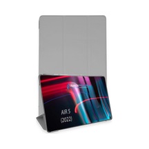Apple Uyumlu iPad Air 5 2022 Kılıf Tablet Smart Kılıf - Gri Tdrtr