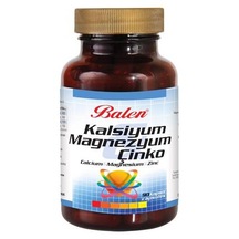 Balen Kalsiyum Magnezyum Çinko 709 Mg 90   Kapsül