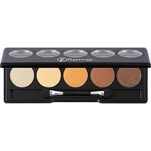 Flormar Mat & Işıltılı Göz Farı Paleti  - Color Eyeshadow Palette - 004 Golden Caramel - 8690604051571