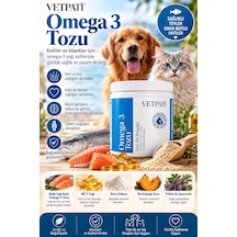 Vetpati Omega 3 Tozu Kedi Ve Köpekler İçin Balık Yağı Epa Dha Deri Tüy Eklem Ve Bağışıklık Desteği