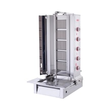 Işıkgaz Silverinox Doğalgazlı 5 Radyanlı Alttan Motorlu Döner Ocağı