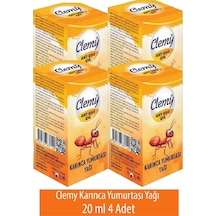 Clemy Karınca Yumurtası Yağı 4 x 20 ML