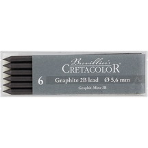 Cretacolor Portmin Uç Graphite 2B - 5.6 Mm - 6'Lı