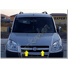 Fiat Doblo Krom Ön Panjur 2006-2012 2 Parça Paslanmaz Çelik