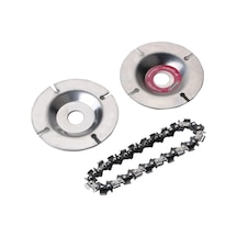 Hangfox 4 İnç 22 Dişli Tahta Kesici Disk, Angrilere Uygulanabilir, Hızlı Ve Sıkıntısız İş, Ahşap İşçiliği Ve Kök Heykeli İçin Karbürün Yapımı