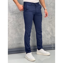 Modefendi Slim Fit İtalyan Kesim Kumaş Pantolon Lacivert