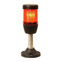 Emas IK51L024XM03 K Serisi Tek Katlı 24V AC/DC 100mm Borulu Plastik Ayaklı LED Kolon 50mm