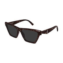 Saint Laurent Sl M103 006 .58 Güneş Gözlüğü Kahverengi