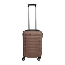 Hoffmannss Travel Star Kabin Boy Abs Valiz - Platin - 57x37x23 Cm Çok Renkli