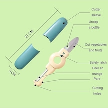 Createtech Taşınabilir Seyahat Sarı Meyve Kamp Fonksiyonlu Çok Cep Cbtx Bıçakları Bıçağı 5 1 Ac Sarı