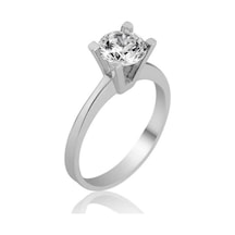 Gümüş Tek Taş Bayan Yüzük (112160181)