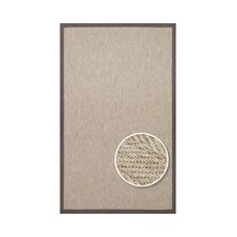 Eko Halı Ventura Vnt 2704 L.beige Bordür Dark Mix Sisal Görünümlü İç Ve Dış Mekan Uyumlu Hav Vermeye