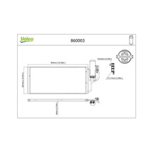 Valeo 860003 Klima Radyatörü Kondenseri Kurutucu İle Combo-corsa C 1.3cdtı-1.7cdtı 03 548x261x16 93177423-1850093-13106020 -