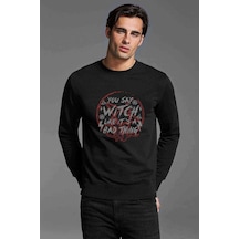 Chilling Adventures Of Sabrina You Say Witch Baskılı Erkek Sweat (530958714)