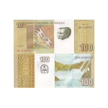 Angola 2012 Yılı 100 Kwanzas Yabancı Kağıt Para Çil Unc Koleksiyon Para