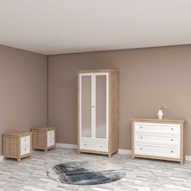 Bubble Genç Odası Takımı Mdf Sis Gri