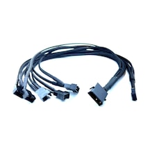 5 Port Fan Çoklayıcı Kablo 4 Pin Molex  Fan Uzatma Fan Çoklayıcı