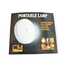 Cmsolar Hareket Sensörlü Mıknatıslı Taşınabilir Şarj Edilebilir 3 Renk Led