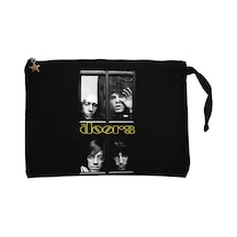 The Doors Windows Siyah Clutch Astarlı Cüzdan / El Çantası Siyah