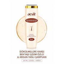 Dökülmelere Karşı Bektaşi Üzüm Özlü & Argan Yağlı Şampuan 330 Ml. / Doğal Dökülen