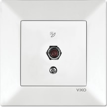 Viko Merıdıan Beyaz Uydu Prizi F Konnektör