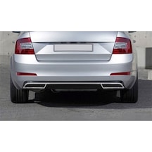 Markadan Skoda Octavia A7 Krom Arka Difüzör 2013-2019 3 Parça Paslanmaz Çelik Markadan Skoda Octavia A7 Krom Arka Difüzör 2013-2019 3 Parça Paslanmaz Çelik