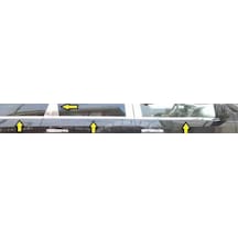 Fıat Freemont Cam Çıtası Paslanmaz Çelik Krom 6 Parça