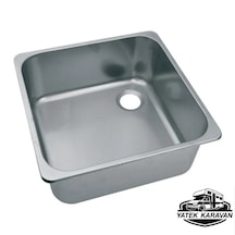 Paslanmaz Kare Evye 32.5 X 35.5 X 15 Yatek Karavan Tekne