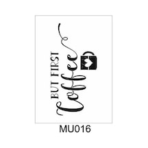Mutfak Temalı Desenler Stencil Şablon 21X30 Mu-016