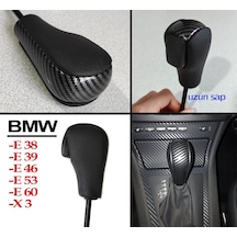 Bmw E46 E53 Otomatik Vites Topuzu Siyah Karbon