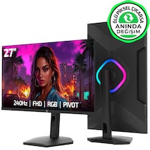 Gamepower Lunis L50 27'' 240hz 0.5ms Va Fhd Rgb Pivot Gaming Monitör Ölü Piksel