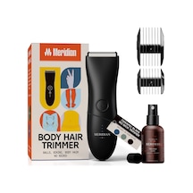 Meridian Intimate Razor Erkek Elektrikli Intimate Spreyli 50 Ml Testis Jilet Kasık Kılları, Koltuk Altı Ve Göğüs İçin Erkek Vücut Tıraş Makinesi Su Geçirmez, Cilt Dostu 90 Dakikalık Pil Diğer