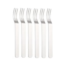 304 Çelik 6 Adet Silver Renk Tatlı Ve Meyve Çatalı Mt159by-6 Çok Renkli