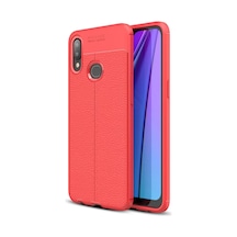 Samsung Galaxy  Uyumlu  A10s Kılıf Auto Focus Kapak - Kırmızı