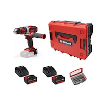 Einhell TE-CD 18/48 Li-ı Akülü Darbeli Vidalama + 2 X 4 Ah Akü + 32 Parça Uç Seti Çantalı
