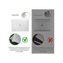 Macbook Pro 13 İnç M1 M2 Kılıf A2338 Uyumlu Mat Sert Koruyucu Kapak Hard Case A1706 A1708 A1989 A2159 A2251 A2289 Uyumlu İnce Hafif Buzlu Laptop Kılıfı Bordo Diğer