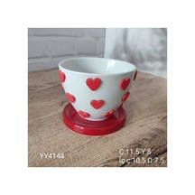 Yy4144 Kalp Desenli Fincan Mumluk