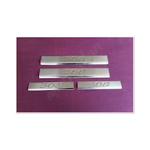 Woc Chrome Peugeot 308 Krom Kapı Eşiği Baskı 2007-2013 4 Parça  Pa