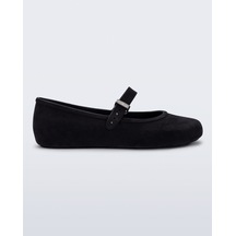 Melissa Soft Ballerina Velvet Kız Çocuk Ayakkabı 35941 Siyah