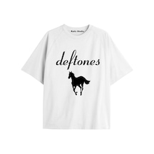 Kalic Studio Deftones Oversize T-shirt Beyaz