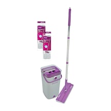 Wondero Flat Temizlik Seti + 2 Adet Yedek Mop Avantaj Paketi