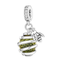 Fubena Arı Kovanı Sallantılı Charm Gümüş