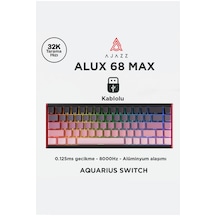 Alux 68 Max He- Kablolu Manyetik Switch Klavye- 8.000 Hz Alüminyum Gövde Argb