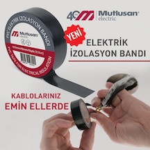 Pvc Elektrik İzole Bandı - Beyaz 5 Adet Paket